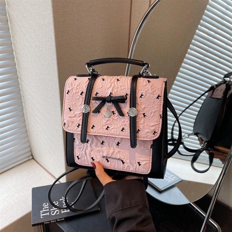 Amy Rabbit Women's Trendy Niche Texture Backpack - Versatile, Sweet & Cute Design for Commuting