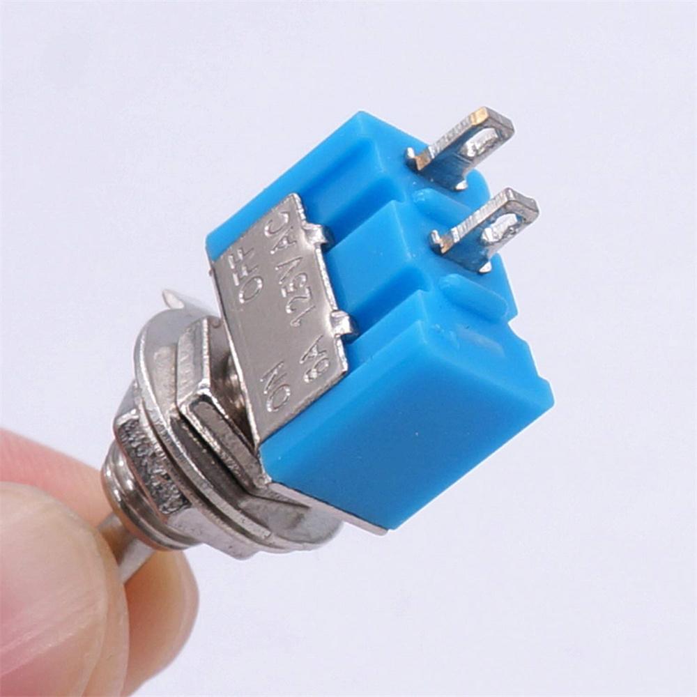 New Mini Toggle Switch 2Pin 2 Position Miniature Toggle Switch 6A 125V For Car Truck