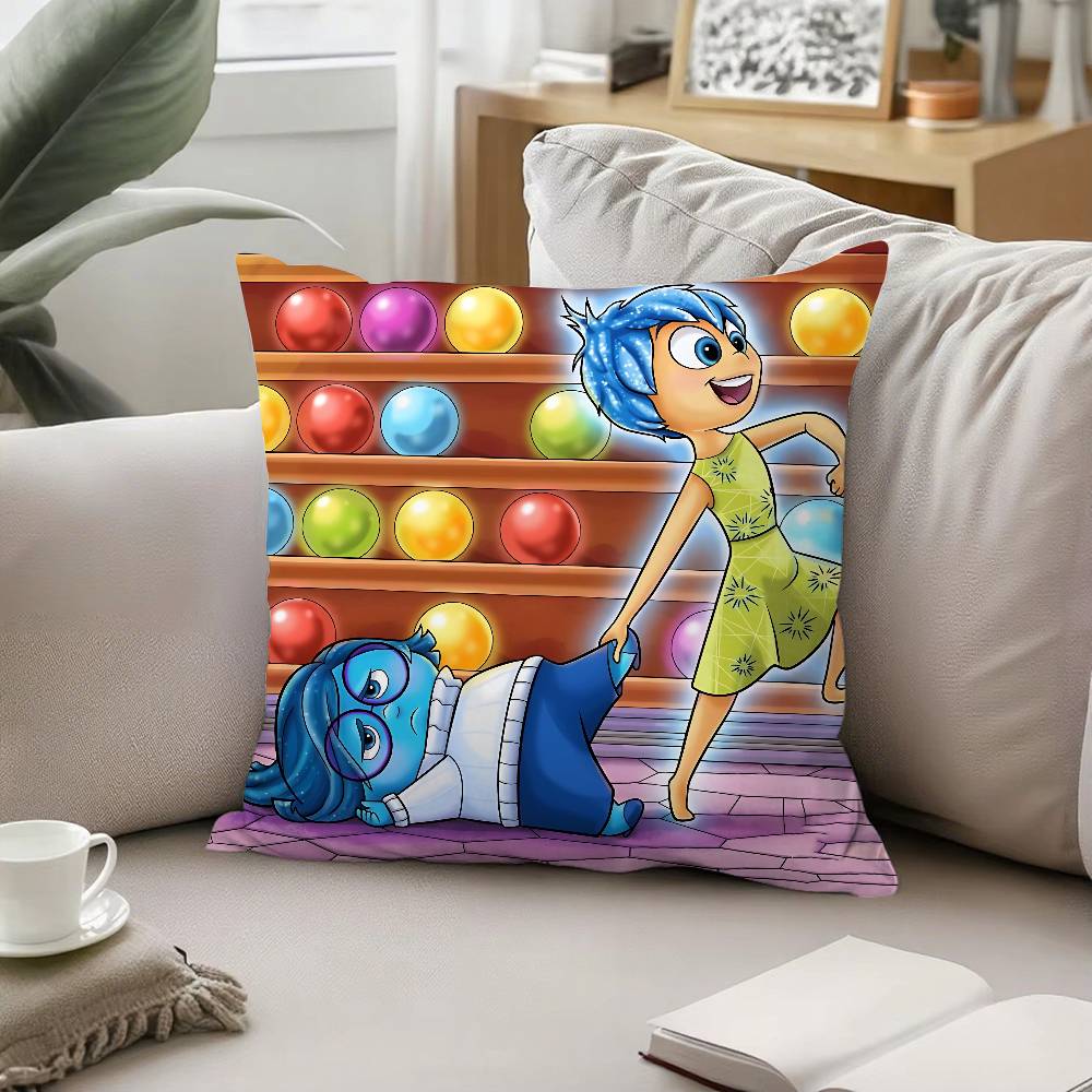 Süßer H-Inside Out-W Kissenbezug Kissenhülle Weich Süß Dekokissenbezug Für Auto Sofa Kissenhülle Polyester Mit Reißverschluss