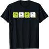 Tennis Periodic Table Elements Sport Funny Player Coach Gift T-Shirt(1)