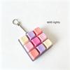 Cute Pastel Keyboard Fidget Toy Keychain With Clickable Buttons For Daily Stress Relief