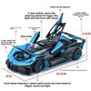 Car Bugatti Bolide Model Alloy Toy With Sound And Lights For Enthusiasts Car