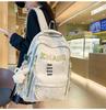 Chinese Ink Wash Backpack, Large Capacity for Students: Ideal for Girls, Boys, and College Use
