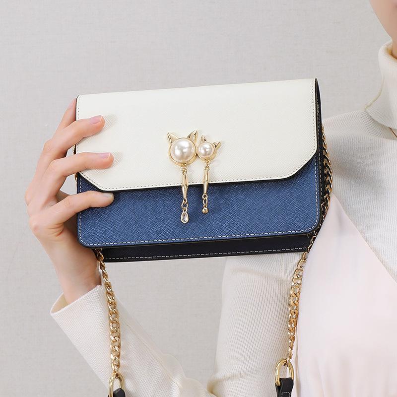 Herbst- und Winter-Kleine Tasche Damen-Tasche 2022 Trendige Nischen-Vielseitige Umhängetasche Internet-Berühmtheit Mode Schulter-Kettentasche Gepäck