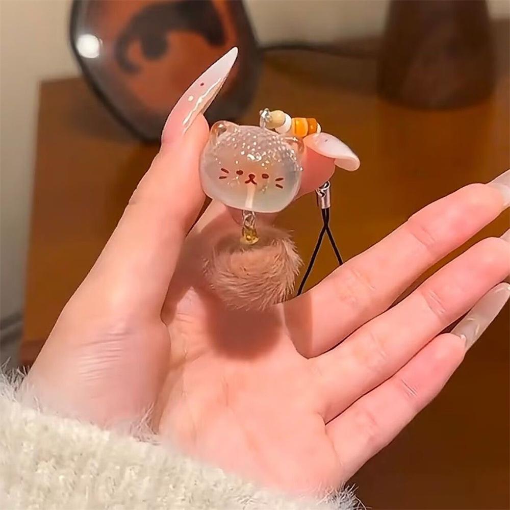 Cute Fluffy Kitten Doll Bag Charm Delicate Charm Sweet Lucky Cat Phone Chains Pendant Car Trinkets Accessories Bag Charm
