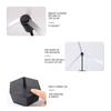 Fly Repellent Fan with Reflective Safe Blades Portable Soundless Widely Used Picnic BBQ Party Portable Table Fly Fan