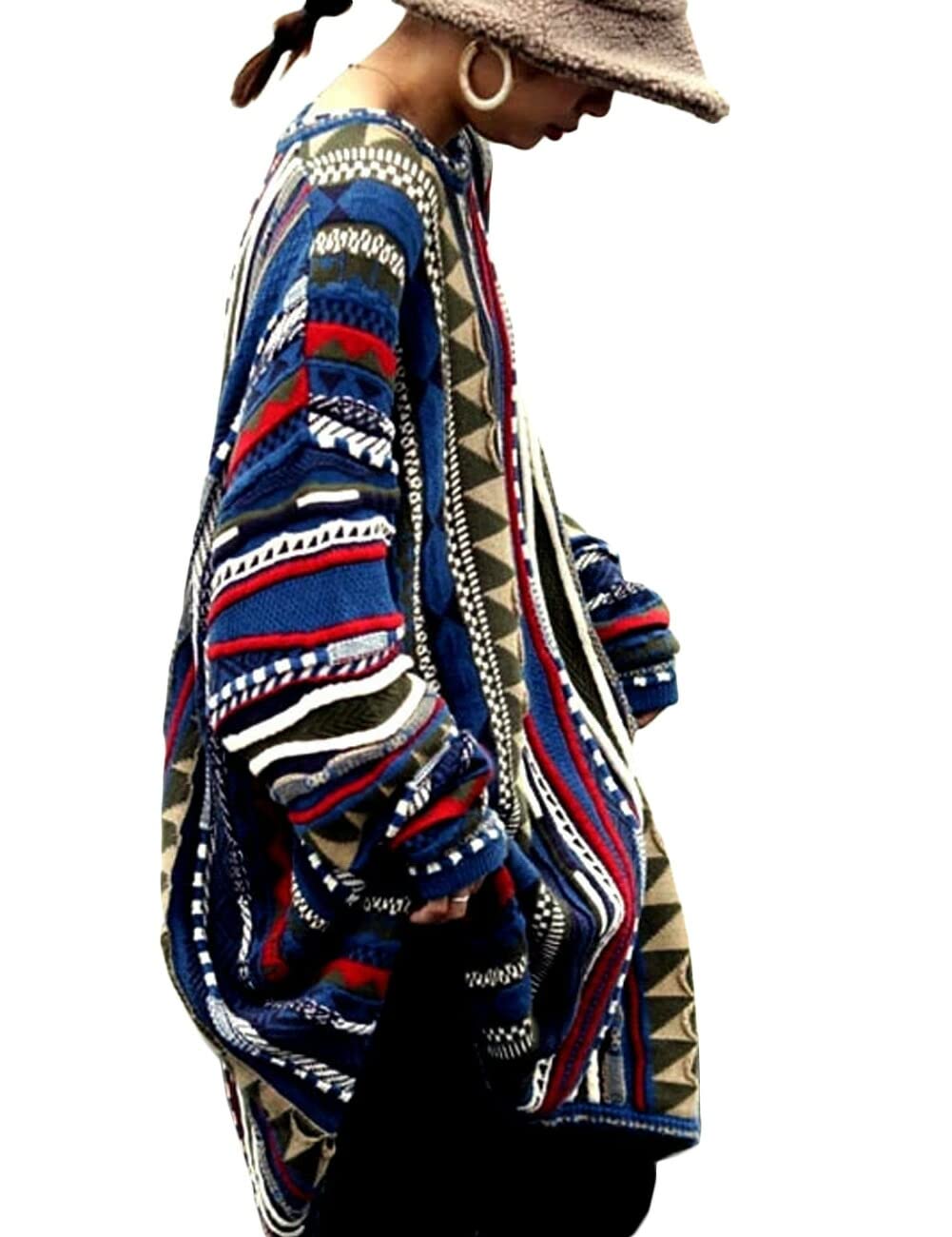 

Antiqua Jacquard Knit Long Sleeve F Mix Women s Sweater, ZA-00067W 85,