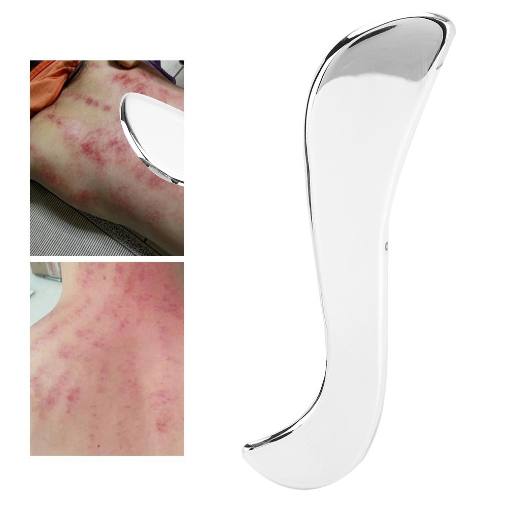 

Body Scraping Board Stainless Steel Pain Relief Massage Scraping Gua Sha Tools