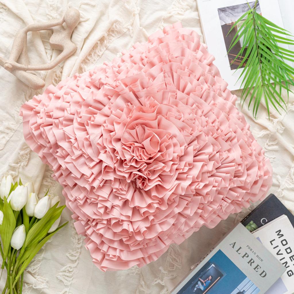 Decorative Throw Pillow Covers Squeare Pillow Cover for Couch Office Home Decor Flower Cute Round Pillows Navidad Christmas