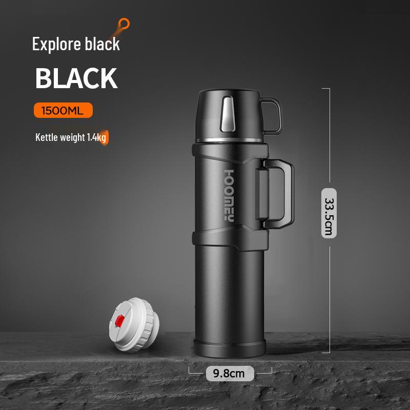316 Stainless Steel 3L/5L Thermos Flask for Outdoor Use - Large Capacity Hot/Cold Water Bottle