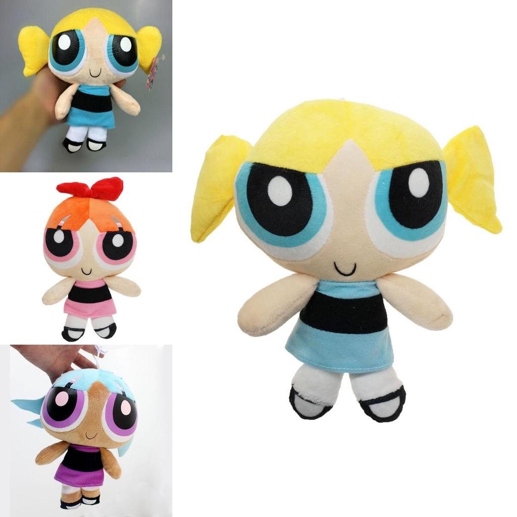 Plush Powerpuff Girls Dolls Colorful 20cm Cartoon Stuffed Toys For Teens**