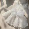 HIgh Quality Fashion Mesh Dog Wedding Dress Strap Dress Thin Cat Princess Skirt Dog Dresses Teddy Pet Puff Skirt for Small Dogs