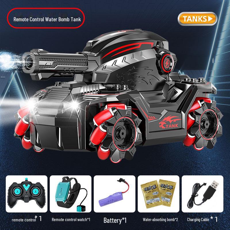 2.4G Пульт дистанционного управления с датчиком жестов и водяными бомбочками – Детская игрушечная боевая машина
