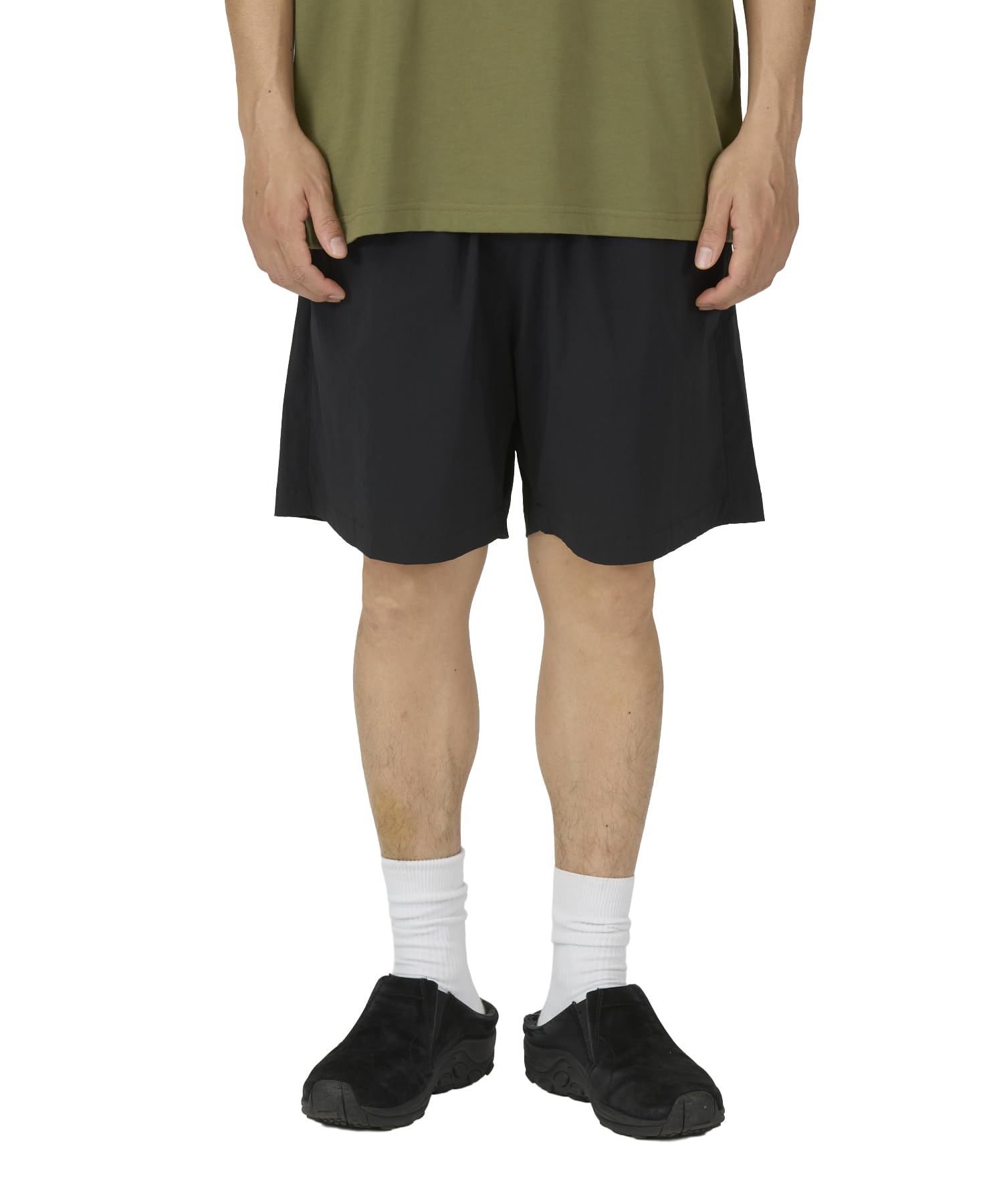 Snow Peak New Standard Easy Shorts Shorts for Men and Size M NSD-PT-25AU003, Women, Black, чёрный