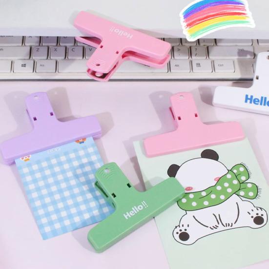 Refrigerator Magnetic Clip Non-Slip Design Portable Widely Used Heavy Duty Whiteboard Fridge Magnetic Clamp