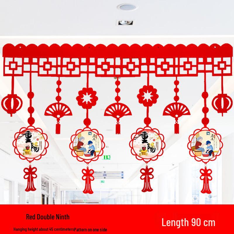 Double Ninth Festival Hanging Ornaments for Retirement Homes - Creative Outdoor Decorations