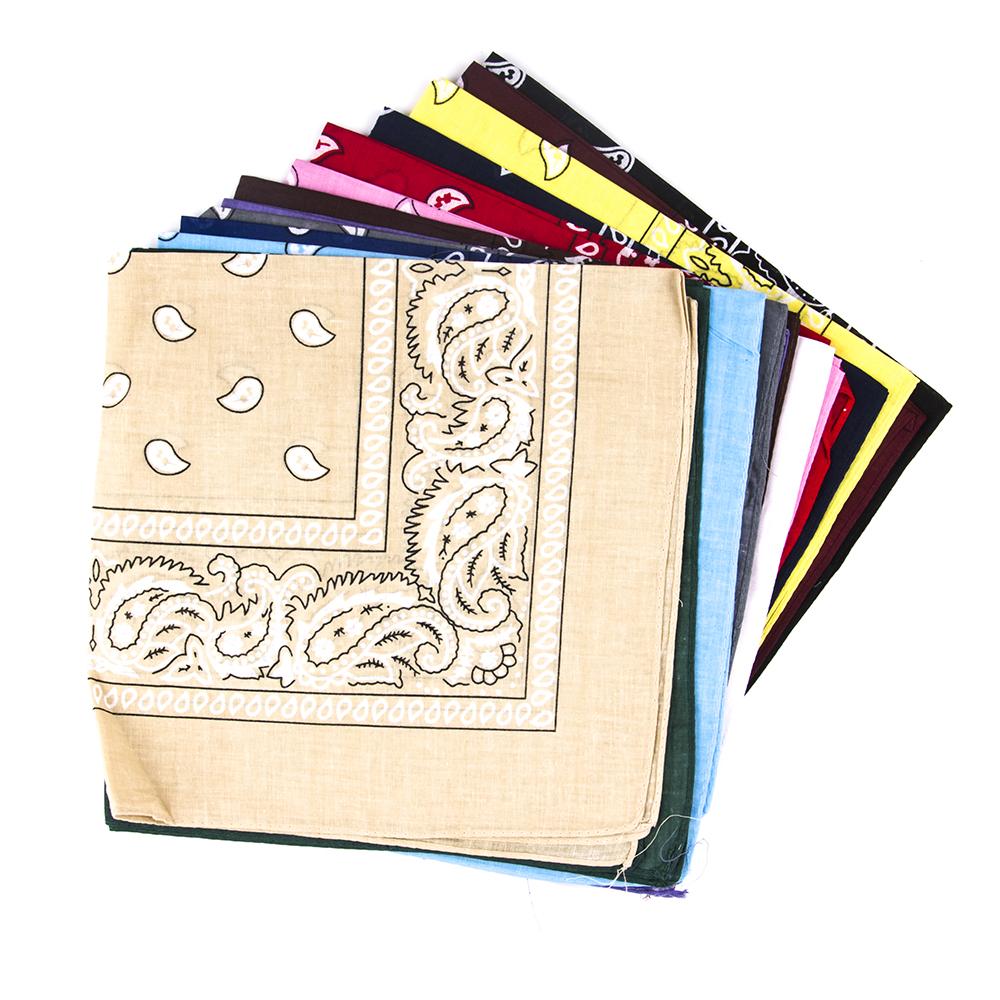 High Quality Paisley Cotton Scarf Cute Bandana Head Wrap Handkerchief Neck