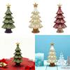 Christmas Tree Decorations 2025 Resin Figurine Standing Sculpture for Indoor Outdoor Holiday Table