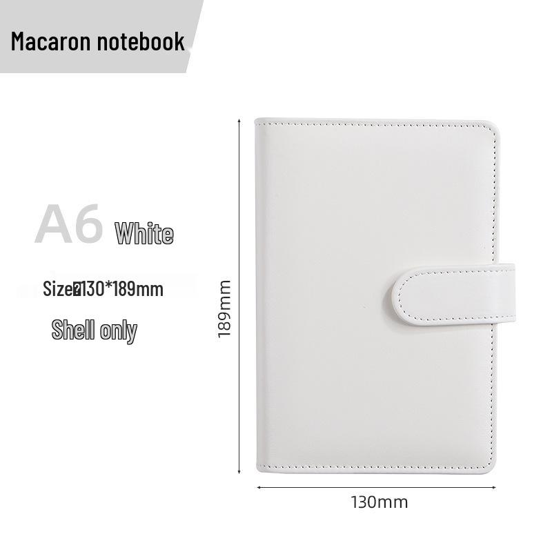 Macaron PU Loose-Leaf Notebook for Creative Budget and Financial Planning