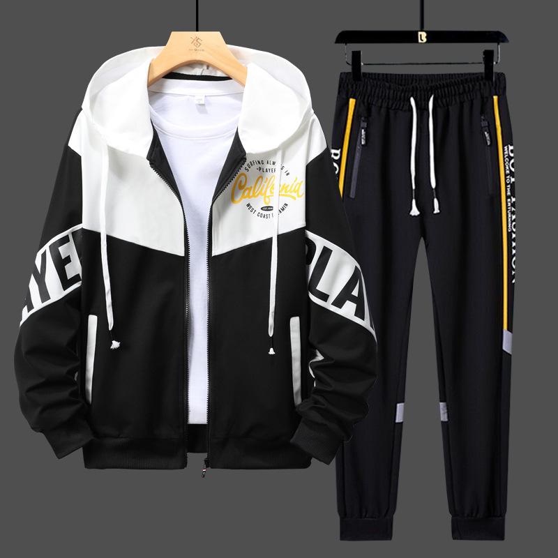 Mens Designer Two Piece Tracksuit Set