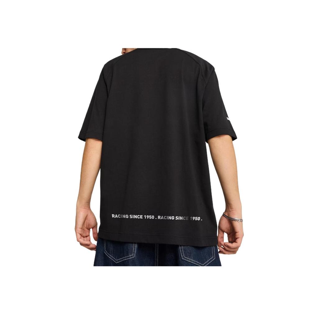 Puma F1® Fashion Versatile Skin-Friendly Soft Short Sleeve T-Shirt Men Tops Black 630131-01