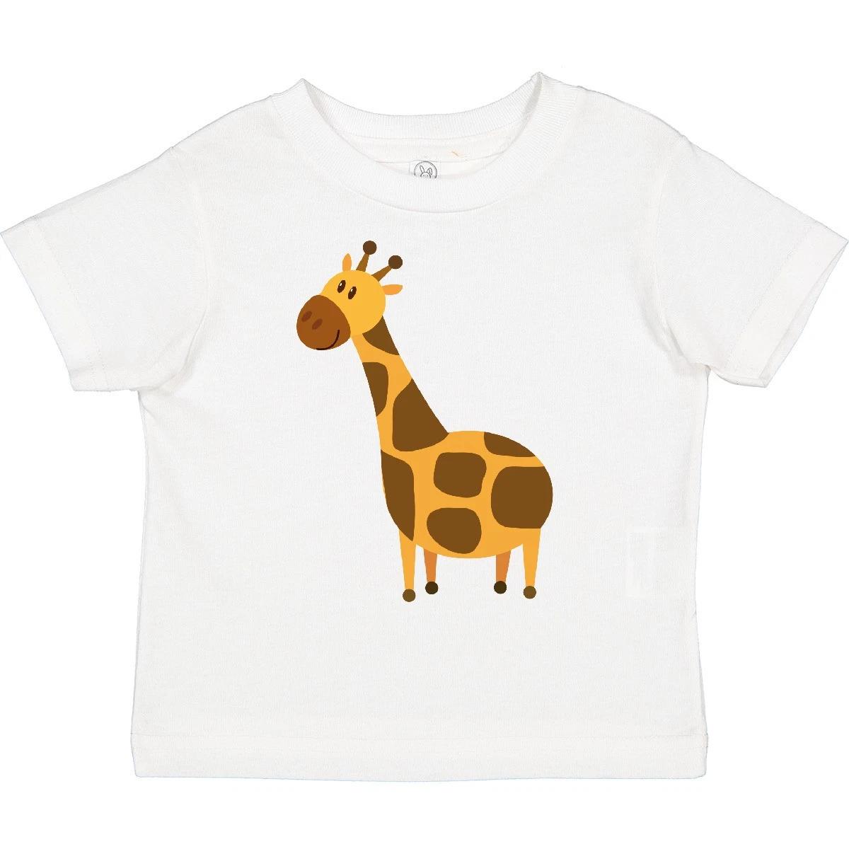 Inktastic Giraffe Jungle Zoo Animal Toddler kids boys T-Shirt Animals Cute Kids Funny Kid 150