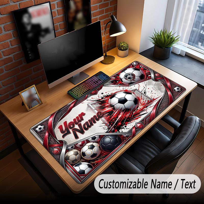Decorative Artwork Theme Custom Mouse Pad Personalized With Name Text Customized Desk Mat For Office Home Decor