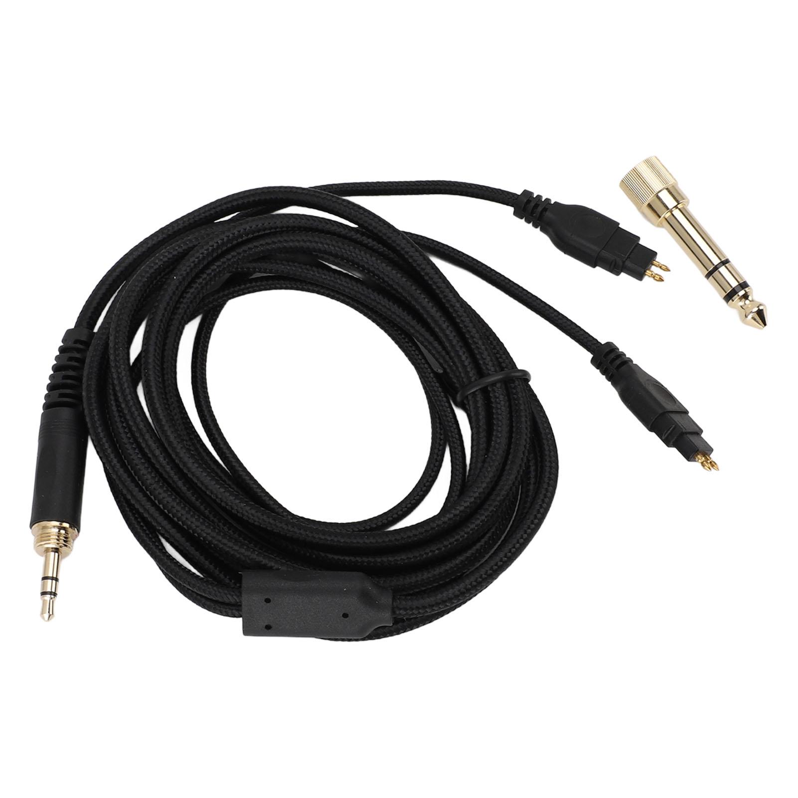 

3.5mm Headphone Cable 6.56FT PVC Headphone Replacement Cable with 6.35mm to 3.5mm Adapter for HD580 HD600 HD650 HD660S
