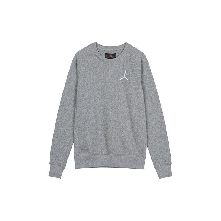 Air Jordan Fleece Lined Stay Warm Sports Round Neck Pullover Gray Men s DC6716-091 XS