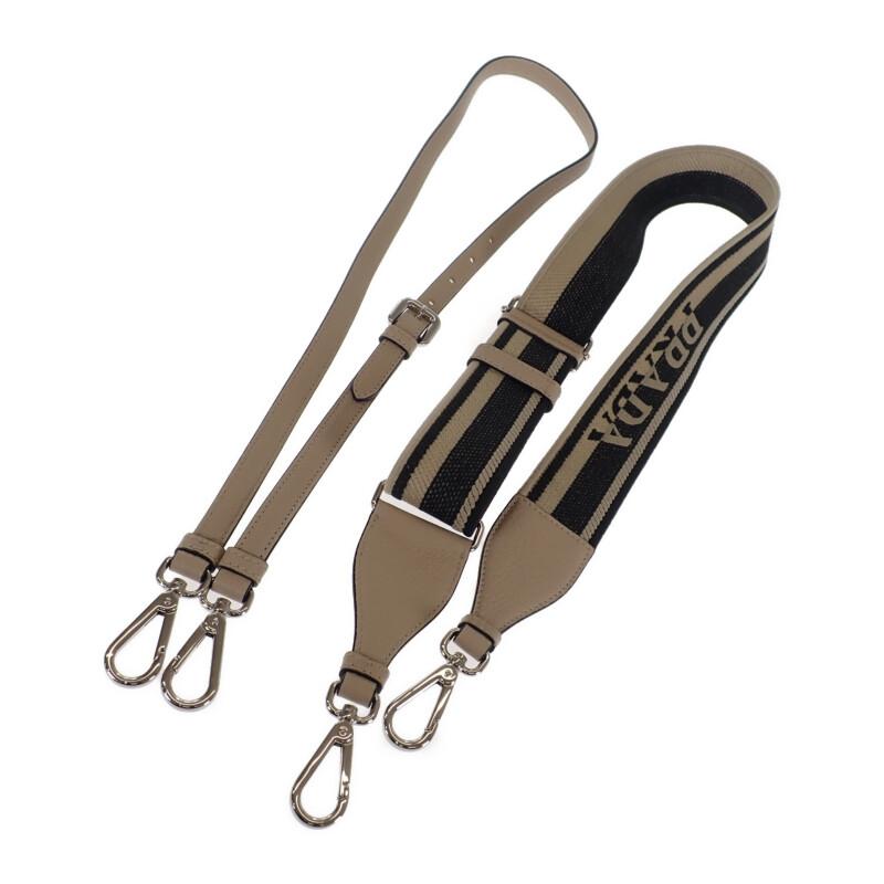 PRADA 1BA362_2DKV_F02YP 2WAY bag sand leather Women