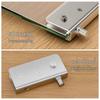 Stainless Steel Glass Cabinet Hinges with Automatic Pop-Open Feature – Newcomer Discount