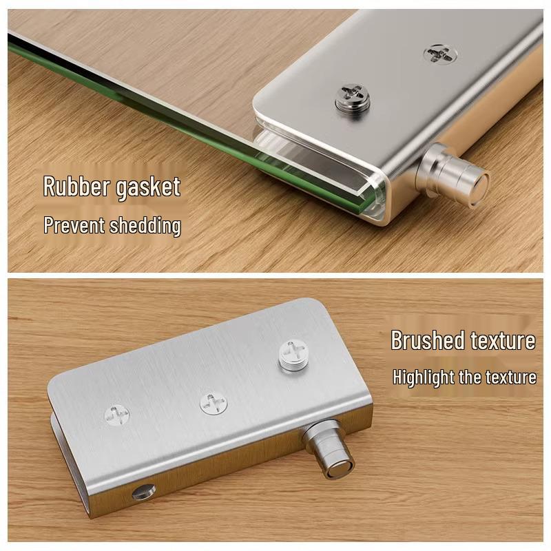 Stainless Steel Glass Cabinet Hinges with Automatic Pop-Open Feature – Newcomer Discount