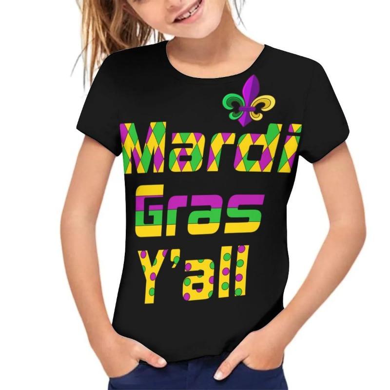 Kids T Shirt Short Sleeved T-shirt Summer Children's Printed Top Stylish Summer Outfit Shirt