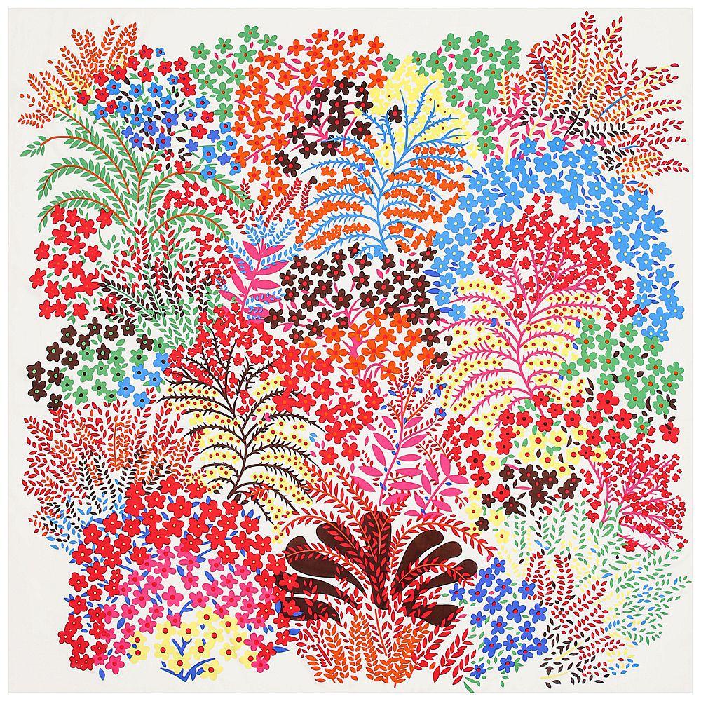 

130СМ Шелковый Шарф Женский Большие Шали Красочный Принт Цветов Столы Квадратная Бандана Большой Платок Шарф Женские Фуляры Хиджаб 130x130cm