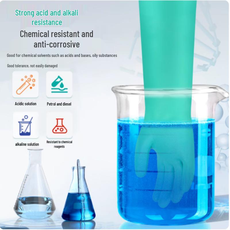 Acid-Alkali Resistant Nitrile Chemical Gloves