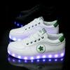 Stylish And Breathable Luminous Led Lighted Fashion Flats Kids Shoes Sneakers Sports