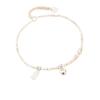 Pearl Crushed Silver Fu Fu Sterling Silver Ingot Bracelet: Exquisite High-End Beaded Bracelet, Ideal Birthday Gift