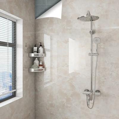 Marble Self Adhesive Wallpaper Bathroom Vinyl Wall Stickers Waterproof Contact Paper for Kitchen Decorative Film Home Decor