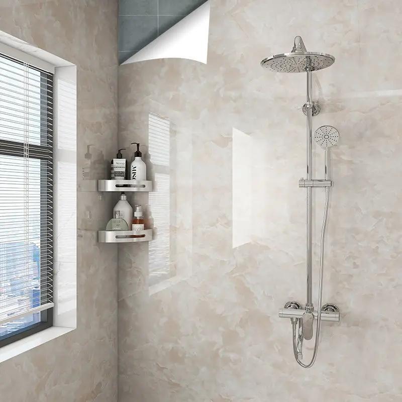 Marble Self Adhesive Wallpaper Bathroom Vinyl Wall Stickers Waterproof Contact Paper for Kitchen Decorative Film Home Decor