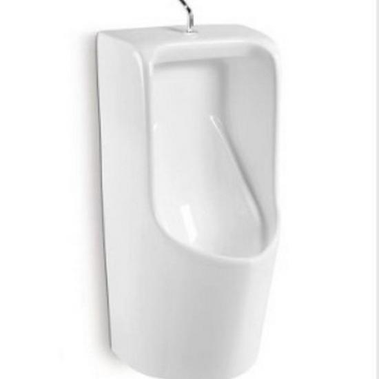Men's Wall-Mounted Ceramic Urinal with Automatic Sensor for Schools and Public Places