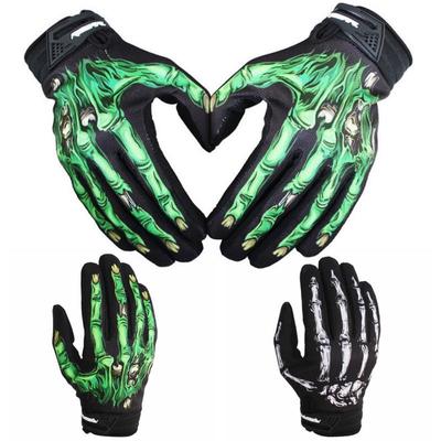 skull football gloves