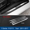 Accessories For BMW 1 3 4 5 Series F10 F20 F30 F34 X1 X3 X5 X6 Welcome pedal Door Sill Scuff Plate Guards Protector Cover strips