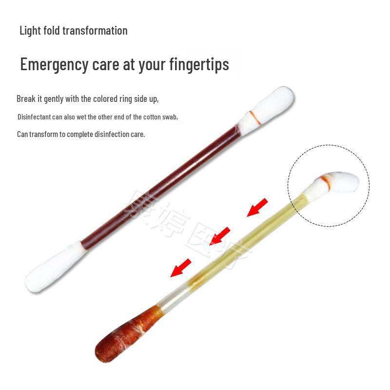 Waciki dezynfekujące z povidonem-jodem - Pakowane indywidualnie do przenośnej pielęgnacji ran