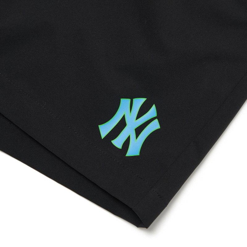 New MLB Base Logo Shorts Unisex Black 3ASMA0123-50BKS