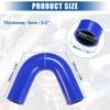 X AUTOHAUX Silicone Reducer Hose Pipe Bend Turbo Intercooler 135