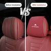 Autokopfstützenbezug Sitzkopfstütze Nackenpolster Sitzbezug für Citroen Celysee C6 C3 C5 C1 C2 C4 Aircross Picasso Berlingo Saxo Grand