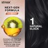 Streax Gel Hair Colour Natural Black 150ml Ammonia Free Permanent Hair Dye 100 Grey Coverage Long Lasting