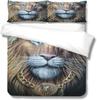 African 3D Digital Printing Polyester Quilt Cover Pillowcase Two Or Three-Piece Set