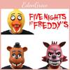 Mască de cap latex pentru adulți Five Nights At Freddy's cu stil Freddy Chica Bonnie Foxy