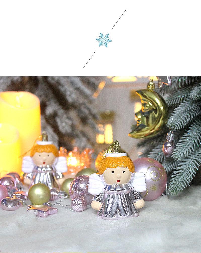 Set di 72 Palline di Natale Irregolari Verniciate ed Elettroplaccate per Decorazioni sull'Albero